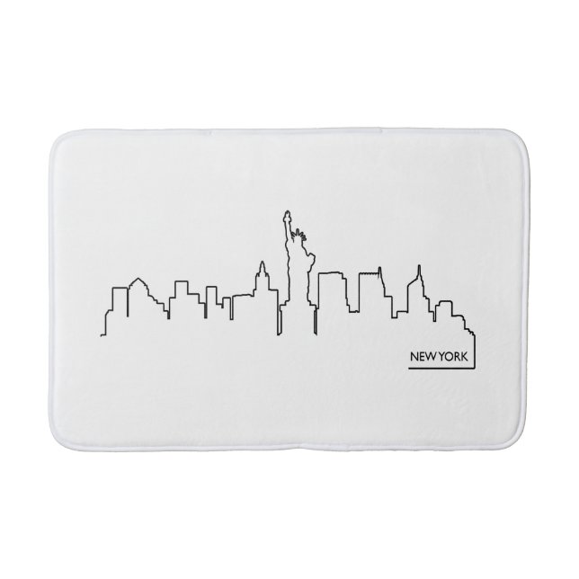 New- YorkStadtbild Badematte (Vorderseite)