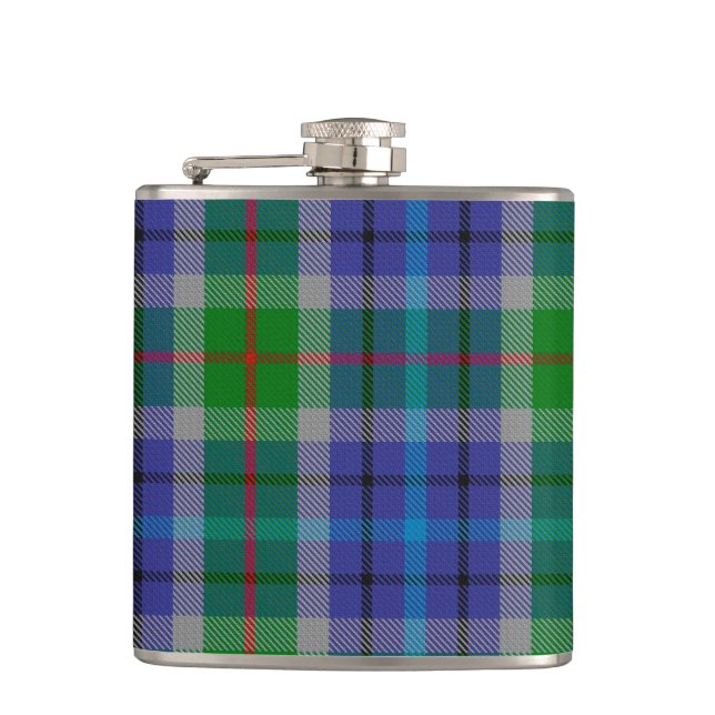 New Yorktartan-Flasche Flachmann (Vorderseite)
