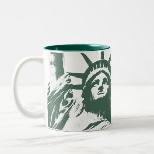 New- YorkTassen-New- Yorkfreiheitsstatue Zweifarbige Tasse