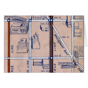 NEW- YORKuntergrundbahn MAP, 1940 2