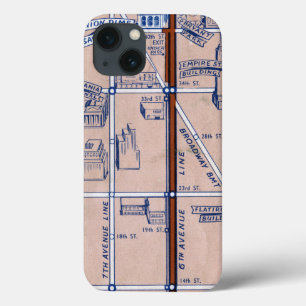 NEW- YORKuntergrundbahn MAP, 1940 2 Case-Mate iPhone Hülle