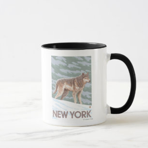 New YorkWolf Scene Tasse