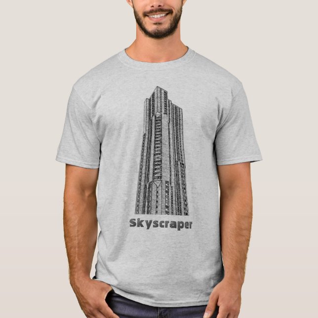 New- Yorkwolkenkratzer-Foto-Kunst-T - Shirt (Vorderseite)