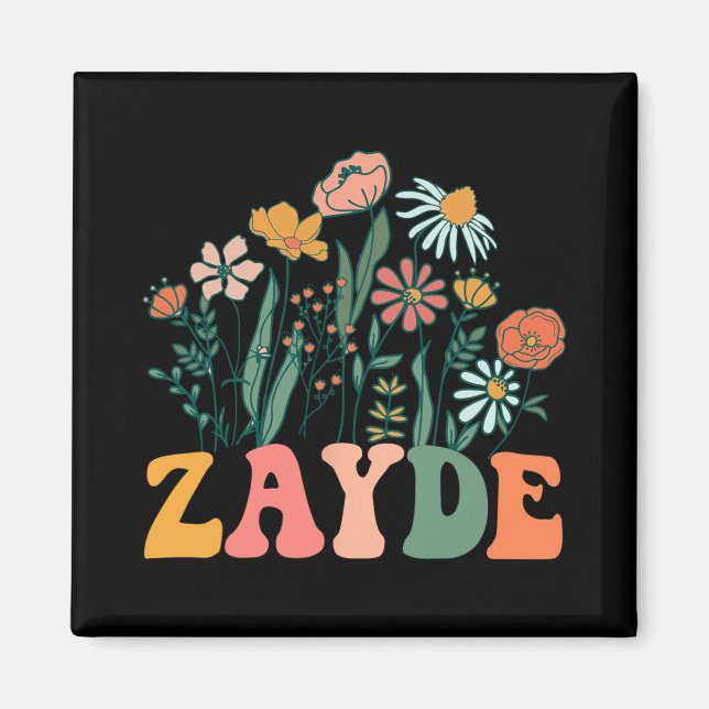 New Zayde Wildflower First Birthday &amp; Baby Sho Magnet (Vorne)