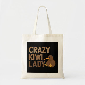 New Zealand Crazy Kiwi Lady Funny Geschenk Idee Tragetasche