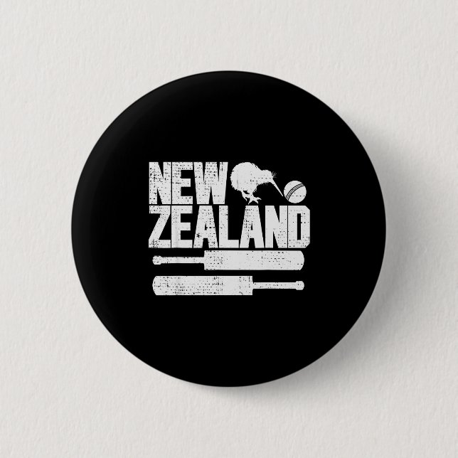 New Zealand Cricket (mr Kiwi And Mr Ball)  Button (Vorderseite)