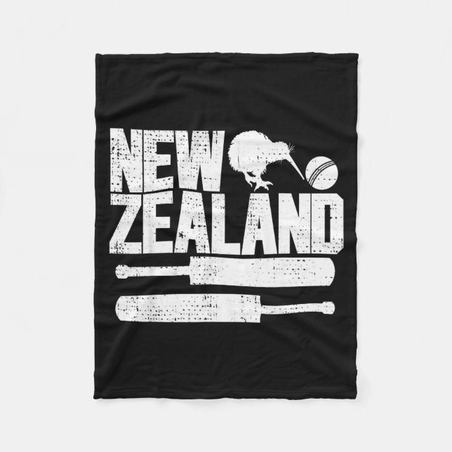 New Zealand Cricket (mr Kiwi And Mr Ball)  Fleecedecke (Vorderseite)