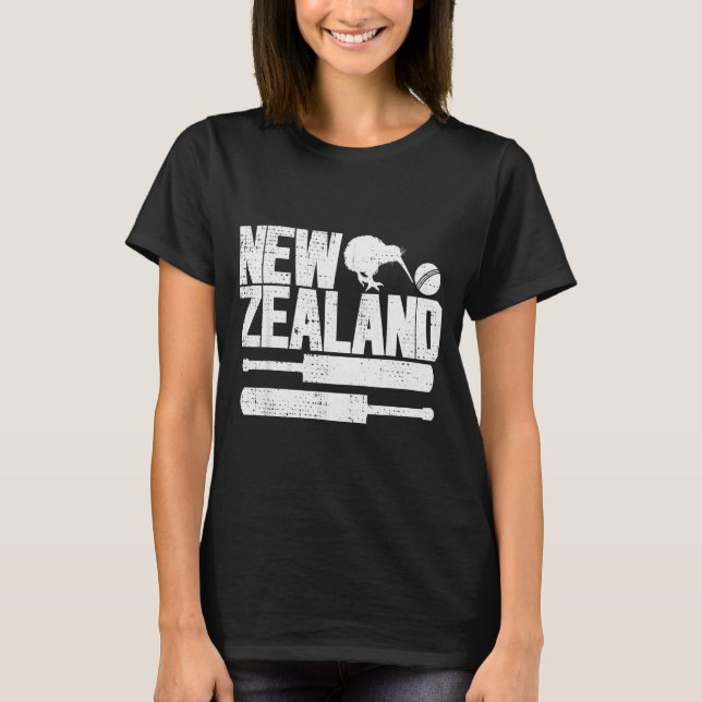 New Zealand Cricket (mr Kiwi And Mr Ball)  T-Shirt (Vorderseite)