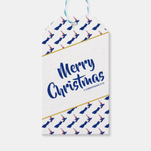 NEW ZEALAND Custom Frohe Weihnachtsbibel-Schrift Geschenkanhänger