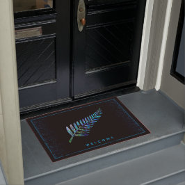NEW ZEALAND FERN EINFACH PAUA DOORMAT FUßMATTE