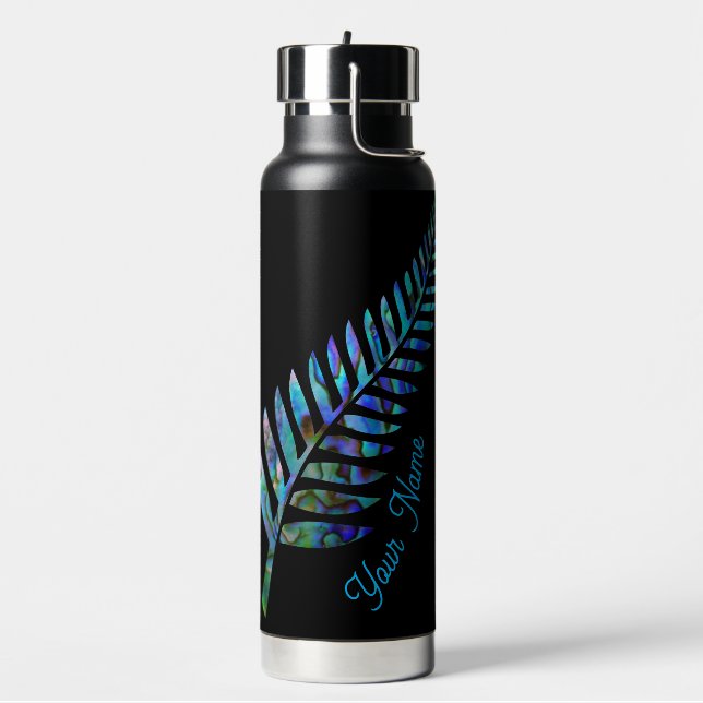 NEW ZEALAND FERN PAUA WASSERFLASCHE TRINKFLASCHE (Links)