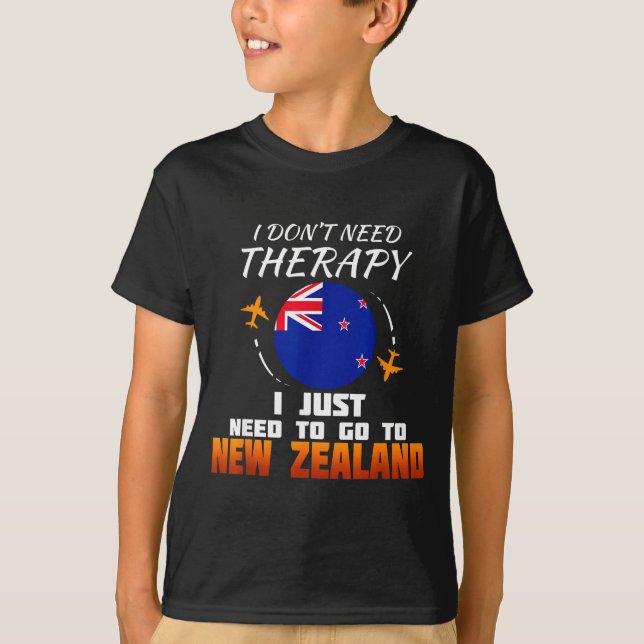 New Zealand Flag I Vacation I Funny New Zealand  T-Shirt (Vorderseite)