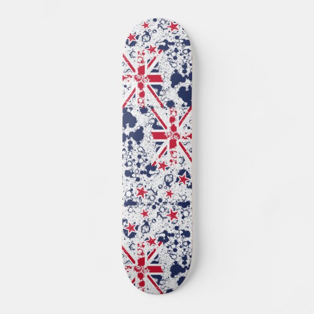 New Zealand FLAG KCALIMA effect by Masanser Skateboard (Vorderseite)