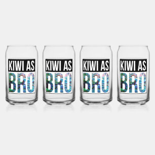 NEW ZEALAND KIWI ALS BRO-GRILLEN DOSENGLAS