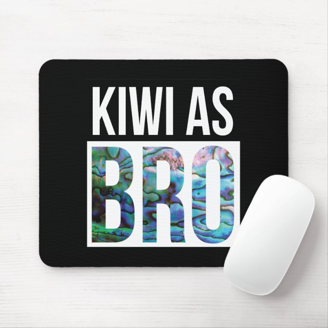 NEW ZEALAND KIWI ALS BRO PAUA MOUSEPAD (Mit Mouse)