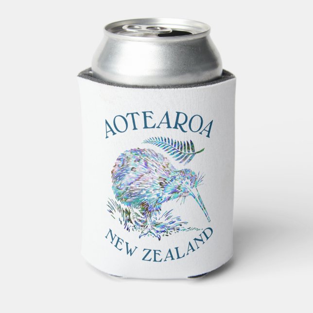 NEW ZEALAND KIWI FERN PAUA CAN COOLER DOSENKÜHLER (Kanne Rückseite)