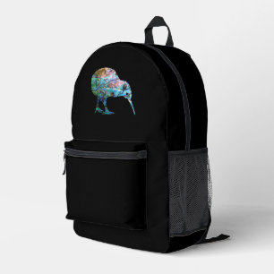 NEW ZEALAND KIWI PAUA BEDRUCKTER RUCKSACK