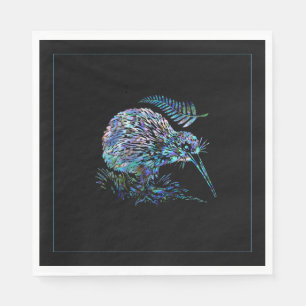 NEW ZEALAND KIWI PAUA NAPKIN SERVIETTE