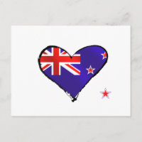 New Zealand Liebe Herzenflagge Geschenke