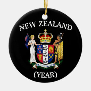 New Zealand Wappen Weihnachtsschmuck
