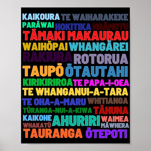 New Zealand Zuhause & Holiday Places Poster (Vorne)