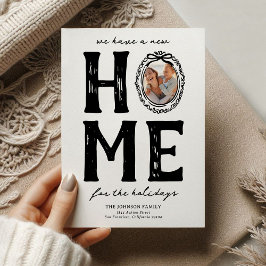 New Zuhause Doodle Weihnachtsfeiertag Feiertagskarte