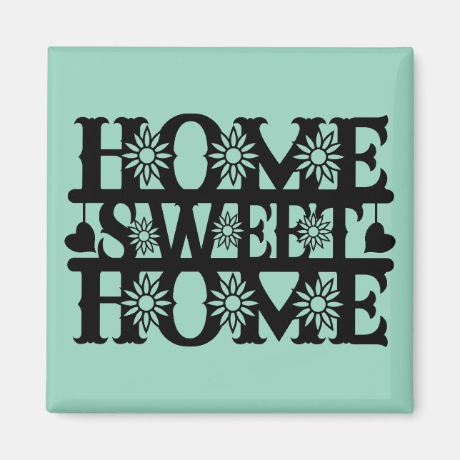 New Zuhause Gift - Zuhause, Sweet Zuhause Magnet (Vorne)