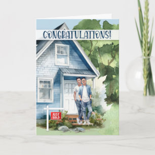 New Zuhause gratulation Asian Gay Couple Karte