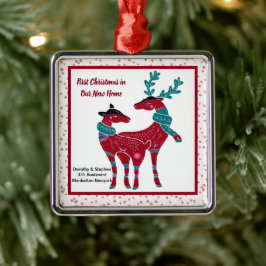 New Zuhause Nordic Folk Art Scandic Ornament Aus Metall