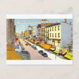 Newark Ave in Jersey City, New Jersey Postkarte