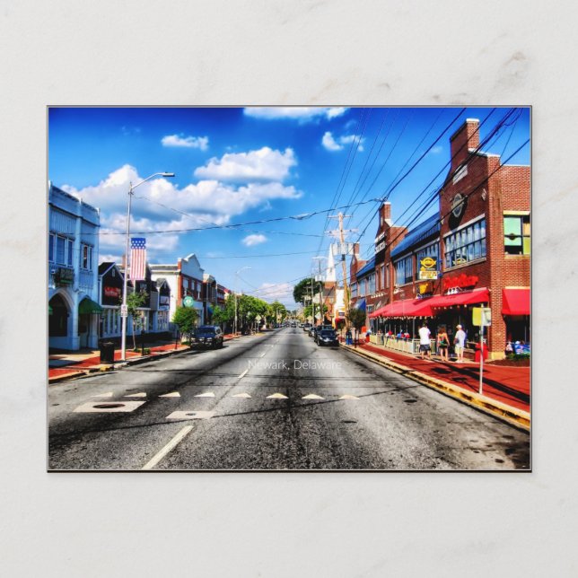 Newark, Delaware Postkarte (Vorderseite)
