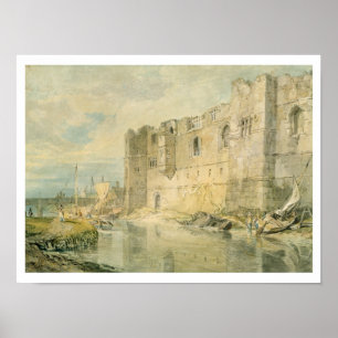 Newark-nach-Trent, c.1796 (w/c über Graphit auf PA Poster