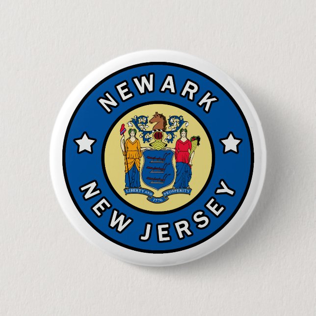 Newark New Jersey Button (Vorderseite)
