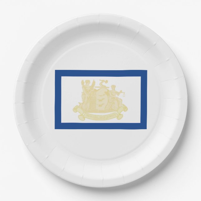 Newark (New Jersey) City Flag Pappteller (Vorderseite)
