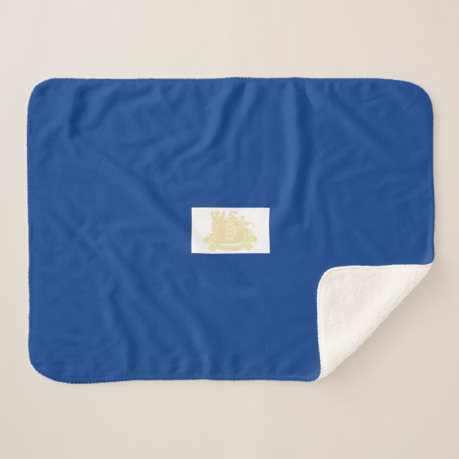 Newark (New Jersey) City Flag Sherpadecke (Vorderseite (Horizontal))