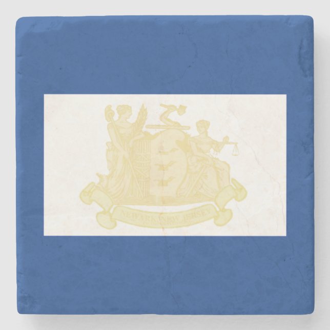 Newark (New Jersey) City Flag Steinuntersetzer (Vorderseite)