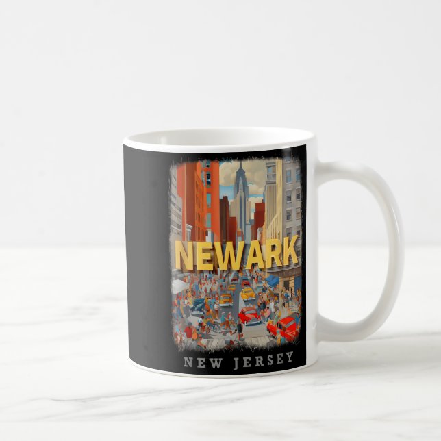 Newark New Jersey Nj Urban Energy Sd649  Kaffeetasse (Rechts)