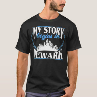 Newark Shirt Geboren in Newark VNeck