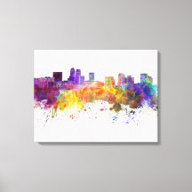 Newark skyline im Watercolor background