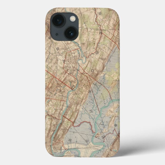Newark und Paterson, New-Jersey Case-Mate iPhone Hülle (Rückseite)