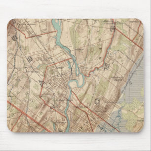 Newark und Paterson, New Jersey Mousepad