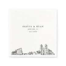 Newark Wedding Minimalistisch Paper