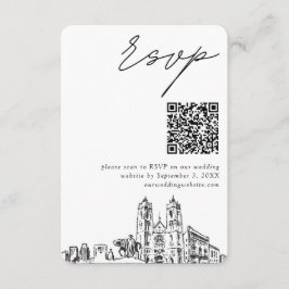 Newark Wedding Modern UAWG QR Code Begleitkarte