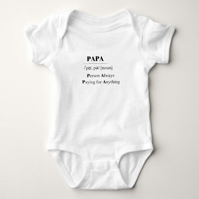 Newbie PAPA is.. Baby Strampler (Vorderseite)