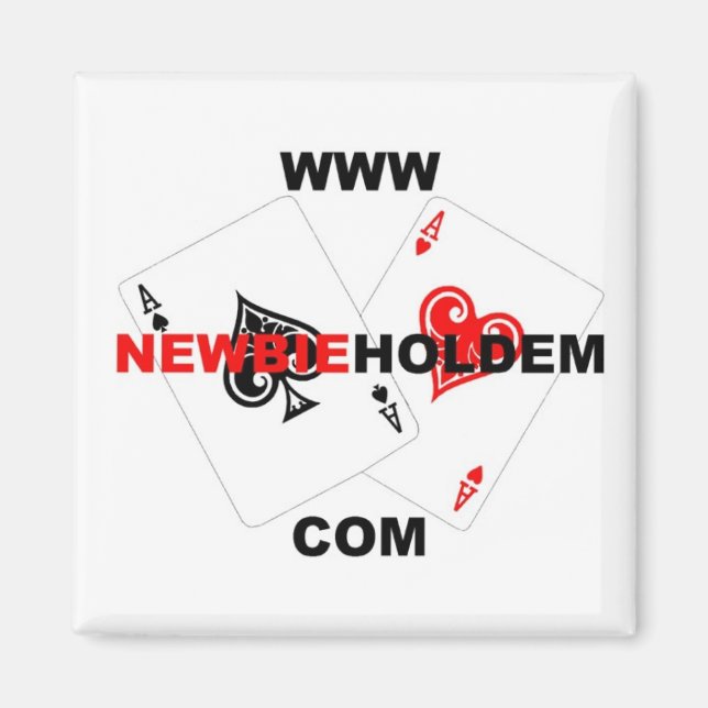 NewbieHoldem-Logo Magnet (Vorne)