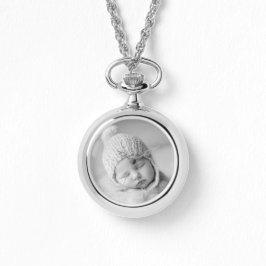 Newborn Baby Necklace Watch Armbanduhr