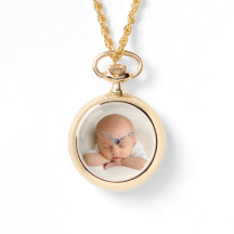 Newborn Baby Necklace Watch