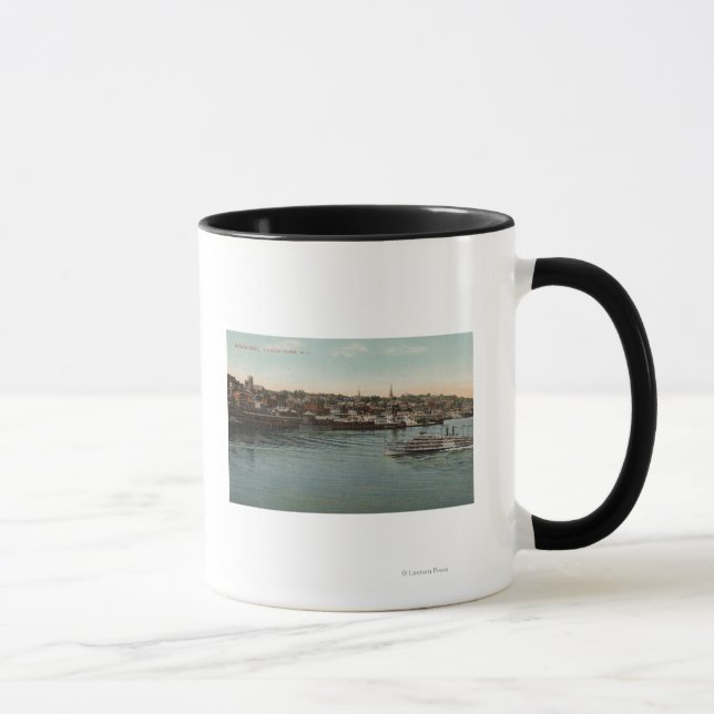 Newburgh, NY - Aussicht auf den Hudson River Tasse (Rechts)