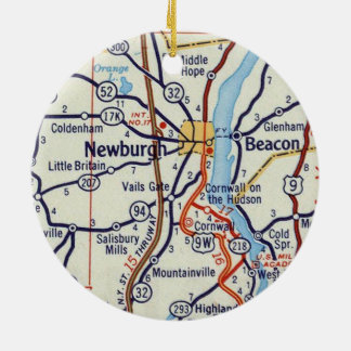 Newburgh NY Keramik Ornament
