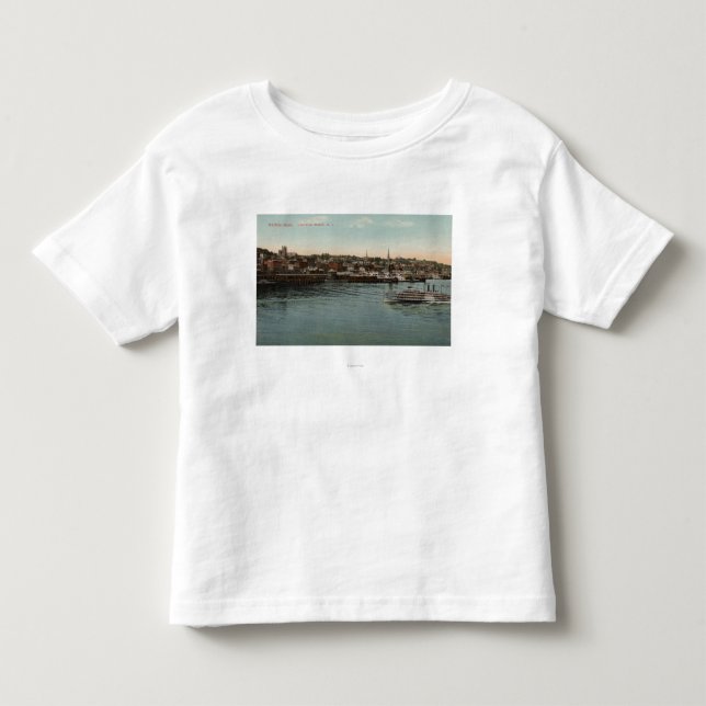 Newburgh, NY - Ufergegendansicht vom Hudson Kleinkind T-shirt (Vorderseite)